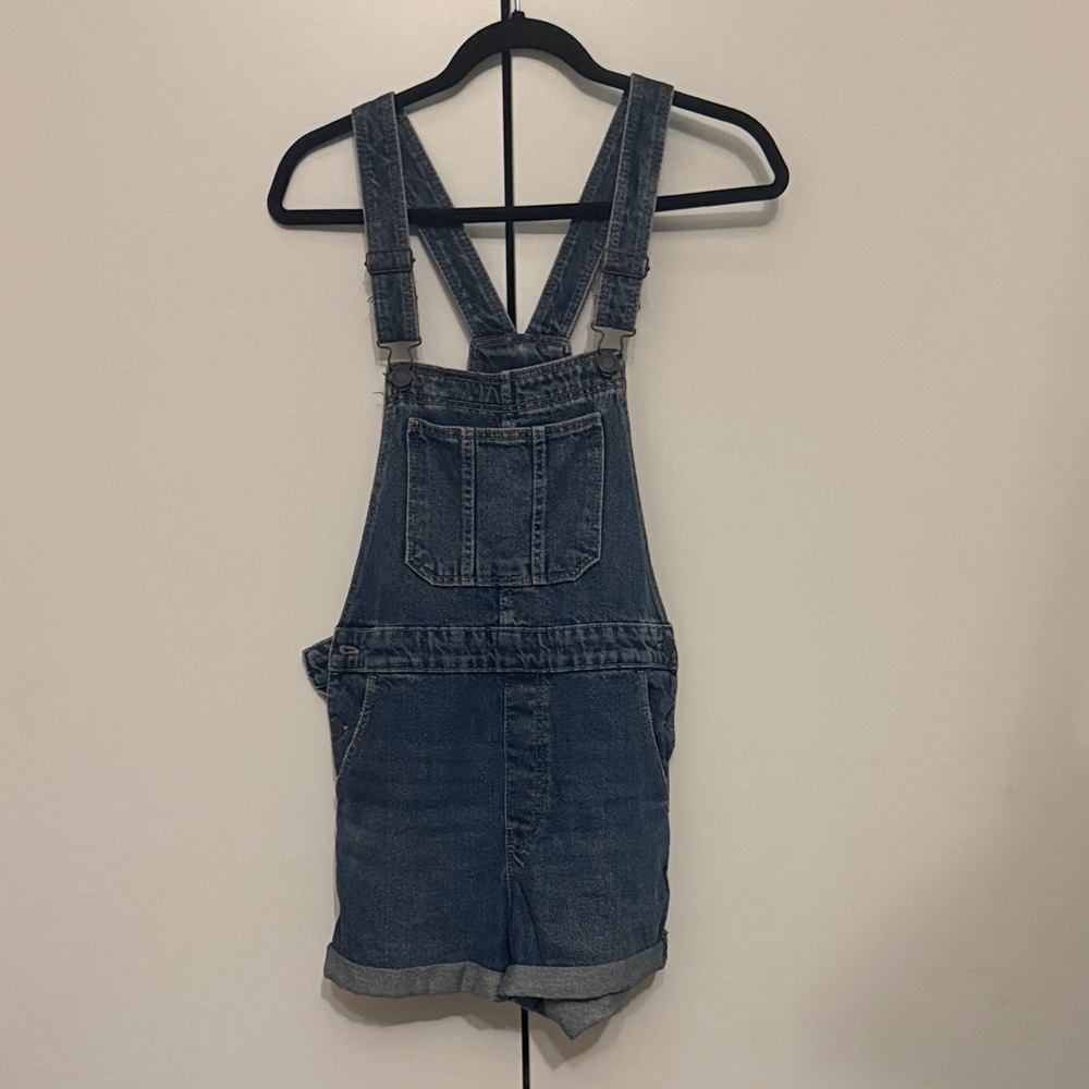 Bershka Kids Blue Denim Overalls